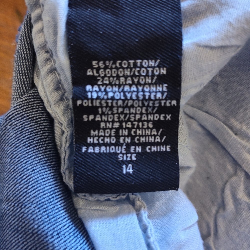 NWT 1822 Denim High Rise Demi Boot Cut Jeans 14 - Picture 8 of 8